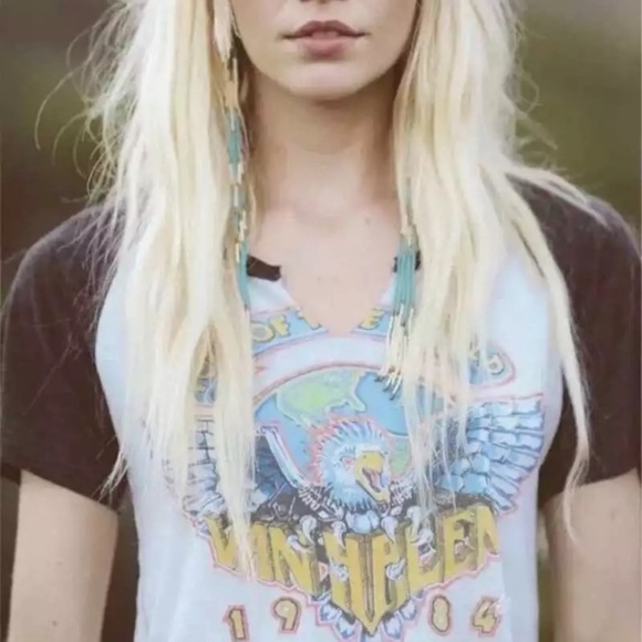 SOLD OUT Van Halen Ringer Graphic Rock Group Graphic Tee - Picture 4 of 5